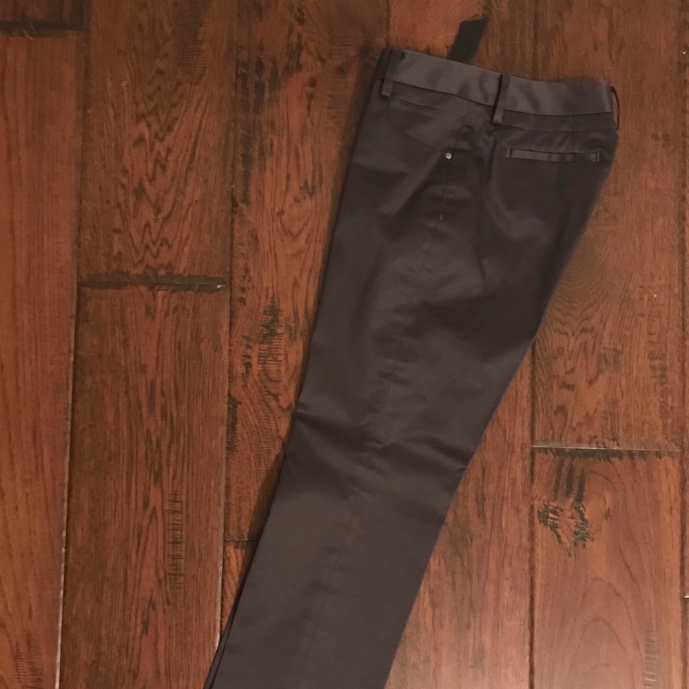 Banana Republic Straight Leg Charcoal Dress Pants